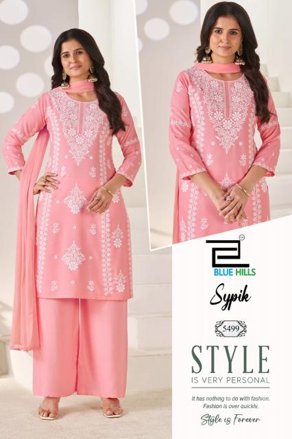 Blue hills sypik 3pcs kurtis wholesale